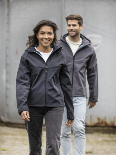 Chaqueta softshell reciclada "Coltan"