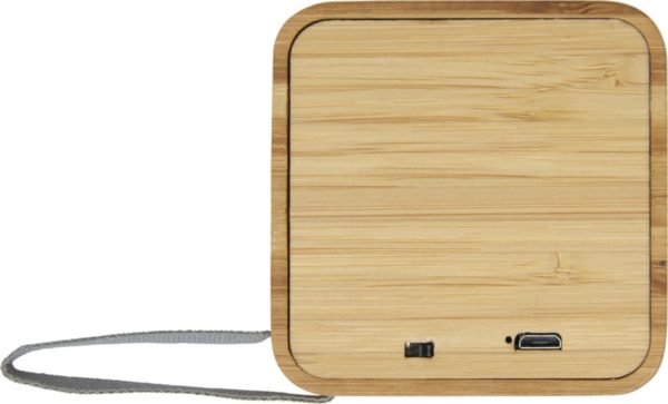 Altavoz Bluetooth® de bambú "Arcana" - Natural - Imagen 2