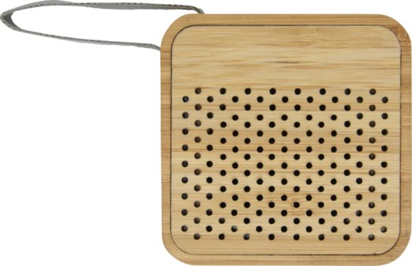 Altavoz Bluetooth® de bambú "Arcana" - Natural - Imagen 4