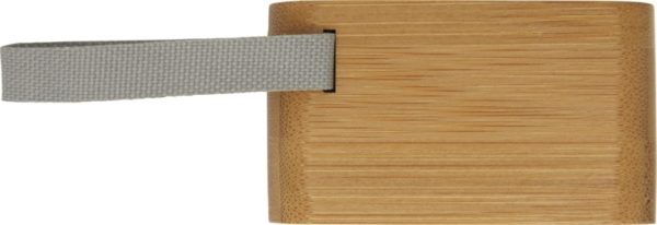 Altavoz Bluetooth® de bambú "Arcana" - Natural - Imagen 5