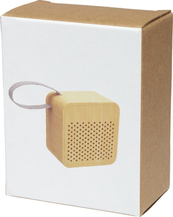 Altavoz Bluetooth® de bambú "Arcana" - Natural - Imagen 6