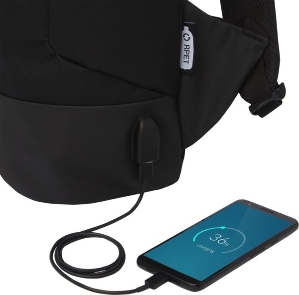 Mochila antirrobo GRS de RPET 16L "Cover" - Imagen 3